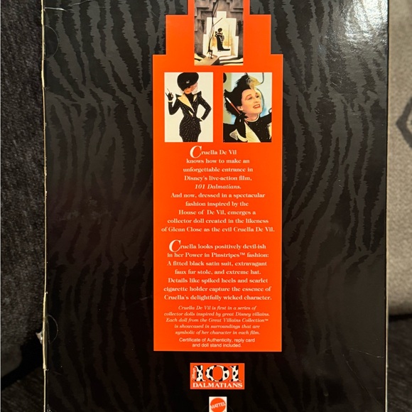 Mattel Disney: 101 Dalmatians - Cruella de Vil Doll (16295) - Picture 2 of 10